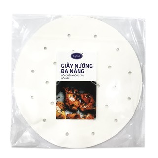 Giấy nướng đa năng cho nồi chiên không dầu nồi hấp Eufood 50 tờ/size