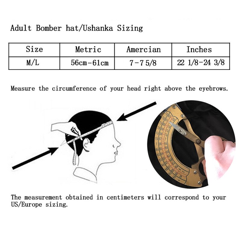 Mũ lông thỏ nhân tạo phong cách quân đội Nga cho nam và nữ