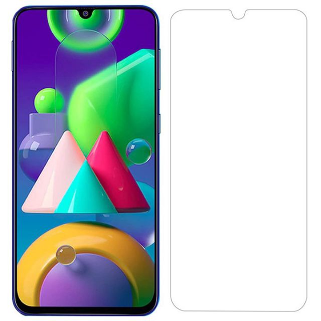Cường Lực Samsung M21 2020 trong suốt bảo vệ màn hình kèm phụ kiện dán
