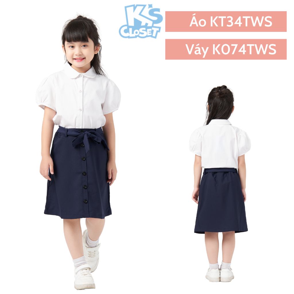 Đồng phục học sinh K'S CLOSET cho bé trai và bé gái (6-14 tuổi) KT05TWF KT07TWF KT34TWS K074TWS K057TWS K015TWS