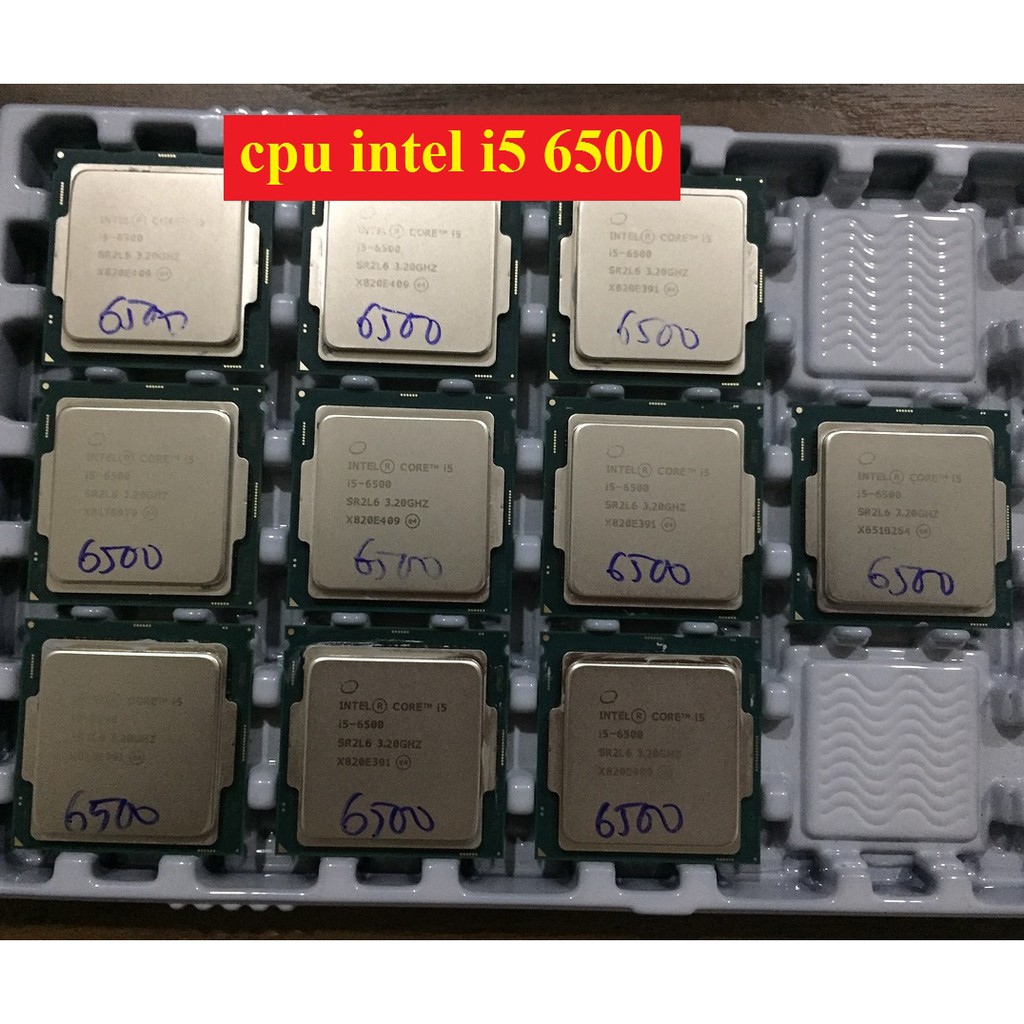 Bảo Hành 12 Tháng CPU i5 6400, i5 6500, i5 6600 socket 1151, Chip intel core i5-6500, i5-6600 cũ - Tặng keo tản nhiệt