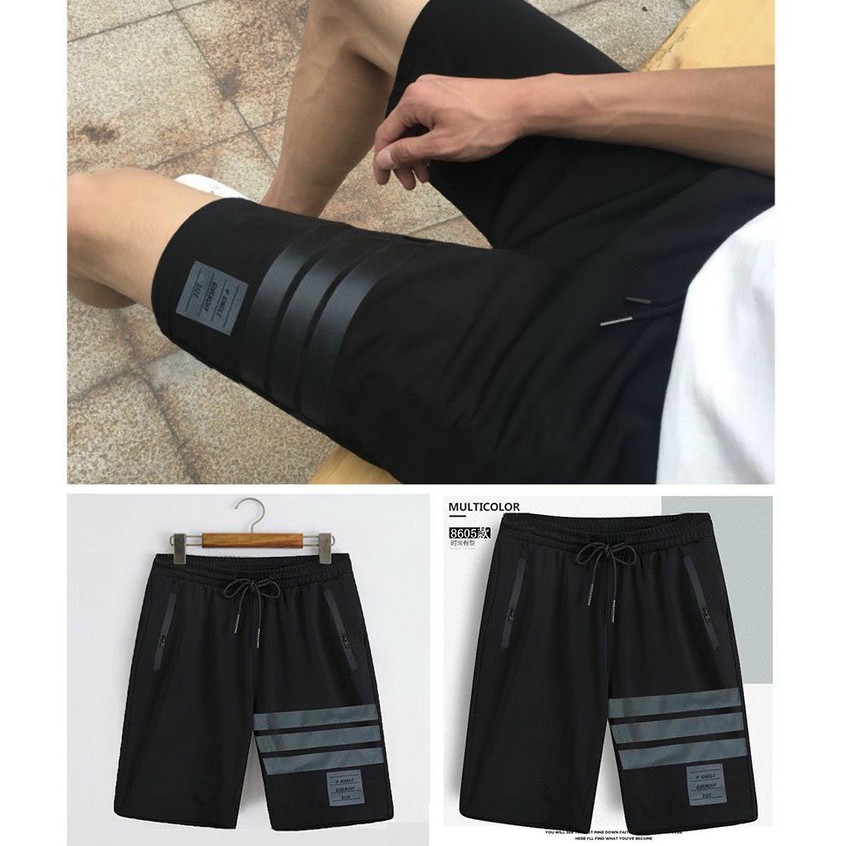 Quần short nam nữ chất vải thun poly co giãn dày dặn (SsocKT)