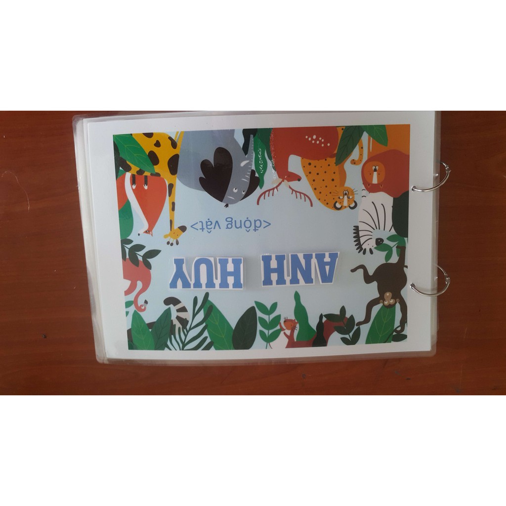 Đồ chơi Giáo dục cho bé _ BUSY BOOK (Sách Bận Rộn) _ Chủ đề Động vật