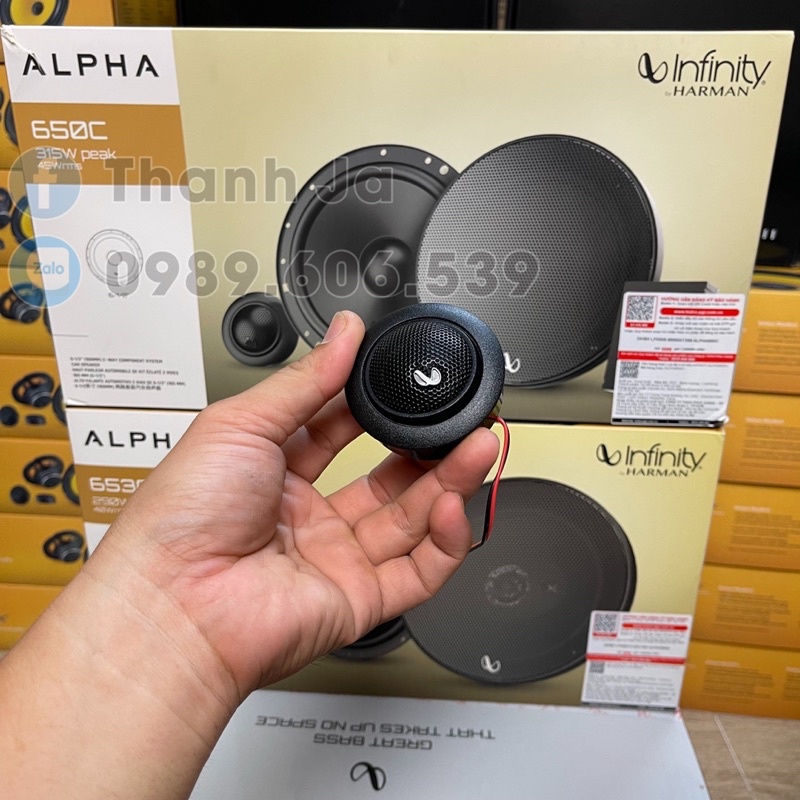 Loa Xe infinity alpha 650c 6530 Chính Hãng Harman