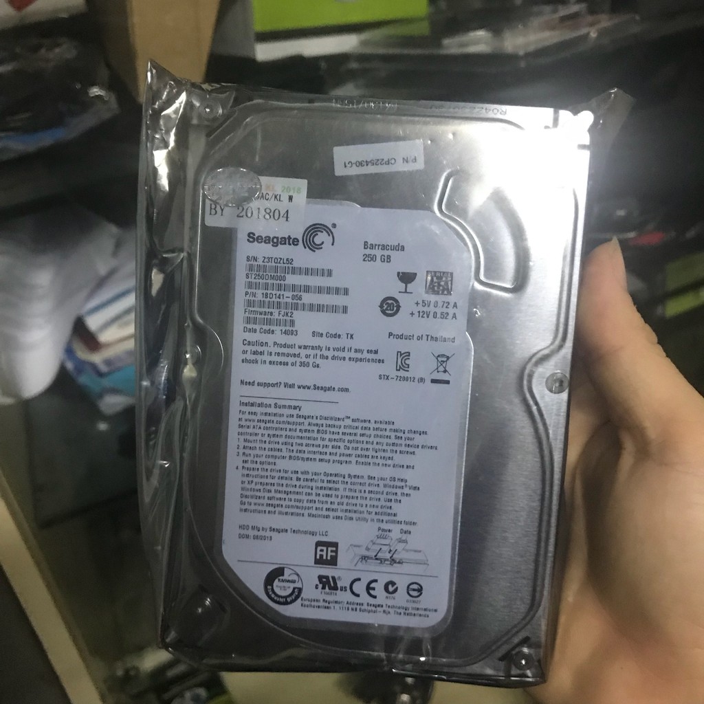 Ổ Cứng Máy Bàn 250Gb 7200rpm Bảo hành 36 tháng