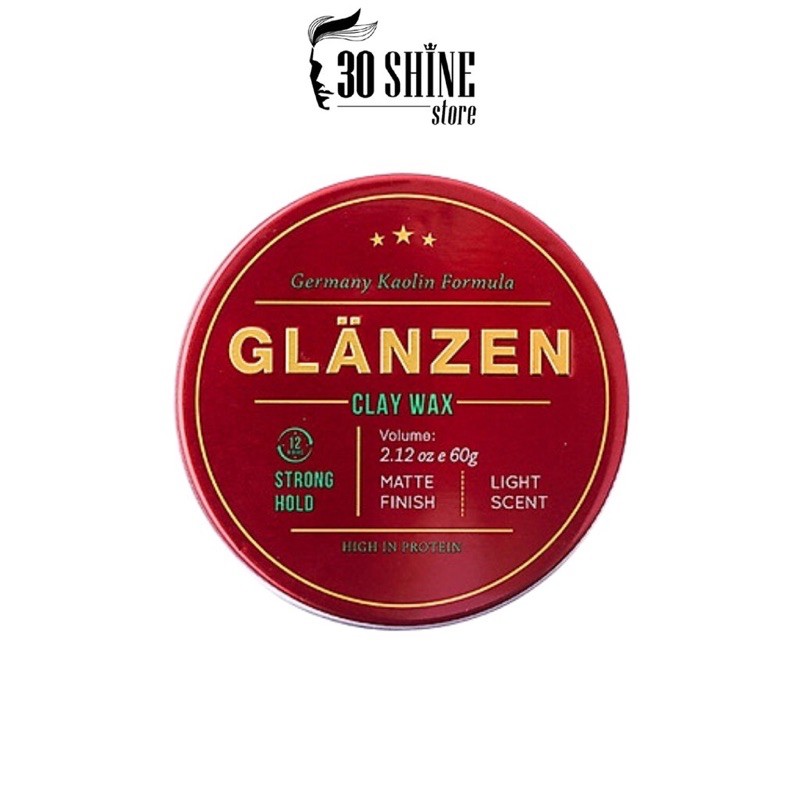 Sáp vuốt tóc Glanzen Clay Wax