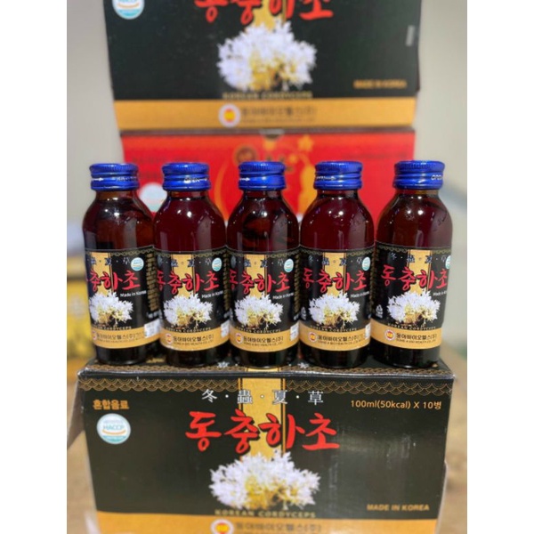 Nước hồng sâm/ Nhung Hươu/ Đông Trùng hạ thảo Đông A Bio