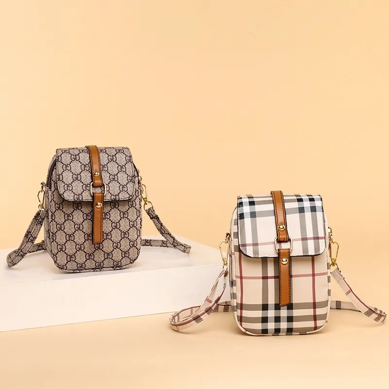 Túi Đựng Điện Thoại mini Nhiều Lớp Phong Cách retro Mùa Hè Cho Nữ 2021 kf097