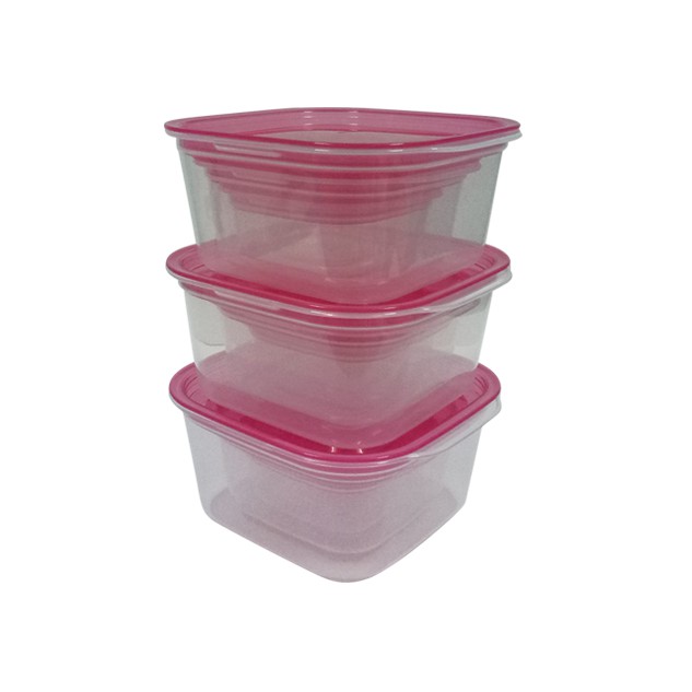 Hộp nhựa đựng thực phẩm cao cấp của Nhật Bản - RAKUCHIN PACK - để được lò vi sóng (bộ 09 sản phẩm). | BigBuy360 - bigbuy360.vn