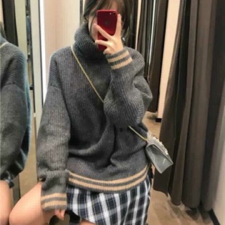 Áo len cổ lọ zara