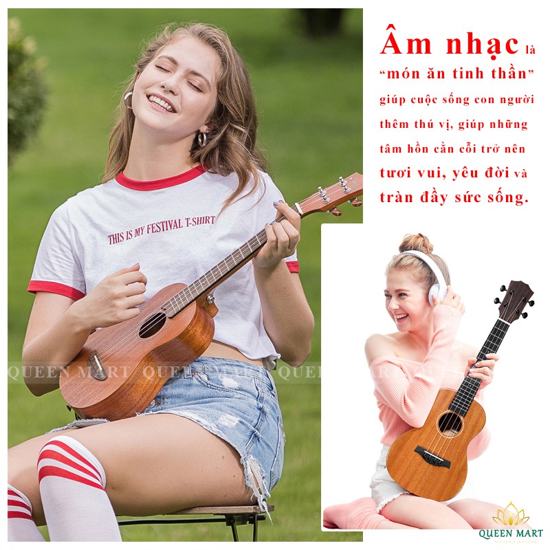 Đàn Ukulele Soprano Magnate GỖ - Tặng Kèm Phụ Kiện TLP96