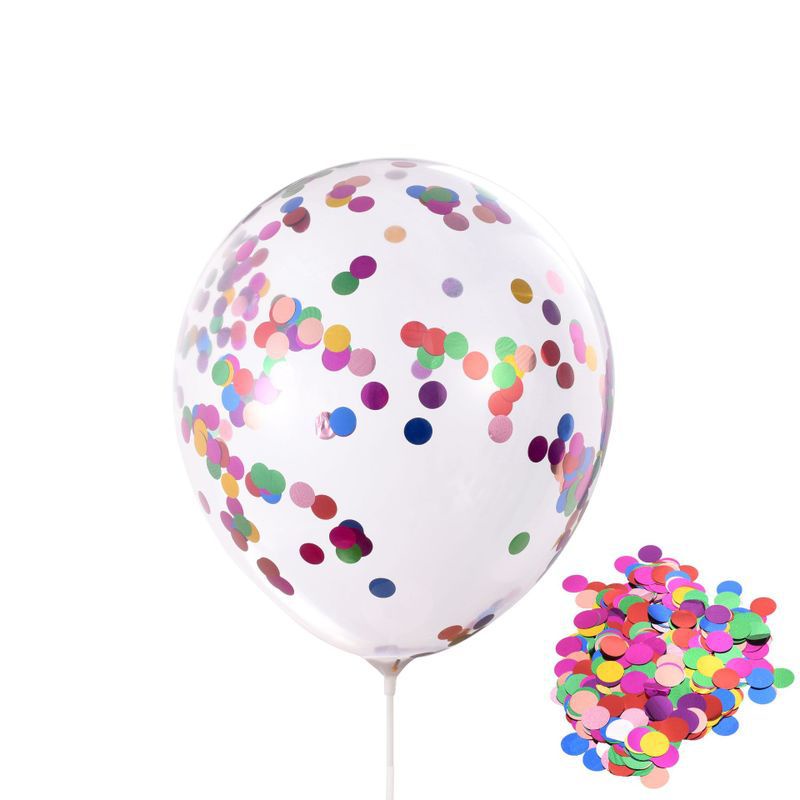 Bong bóng cao su có hoa giấy dùng trang trí đám tiệc 12 Inch