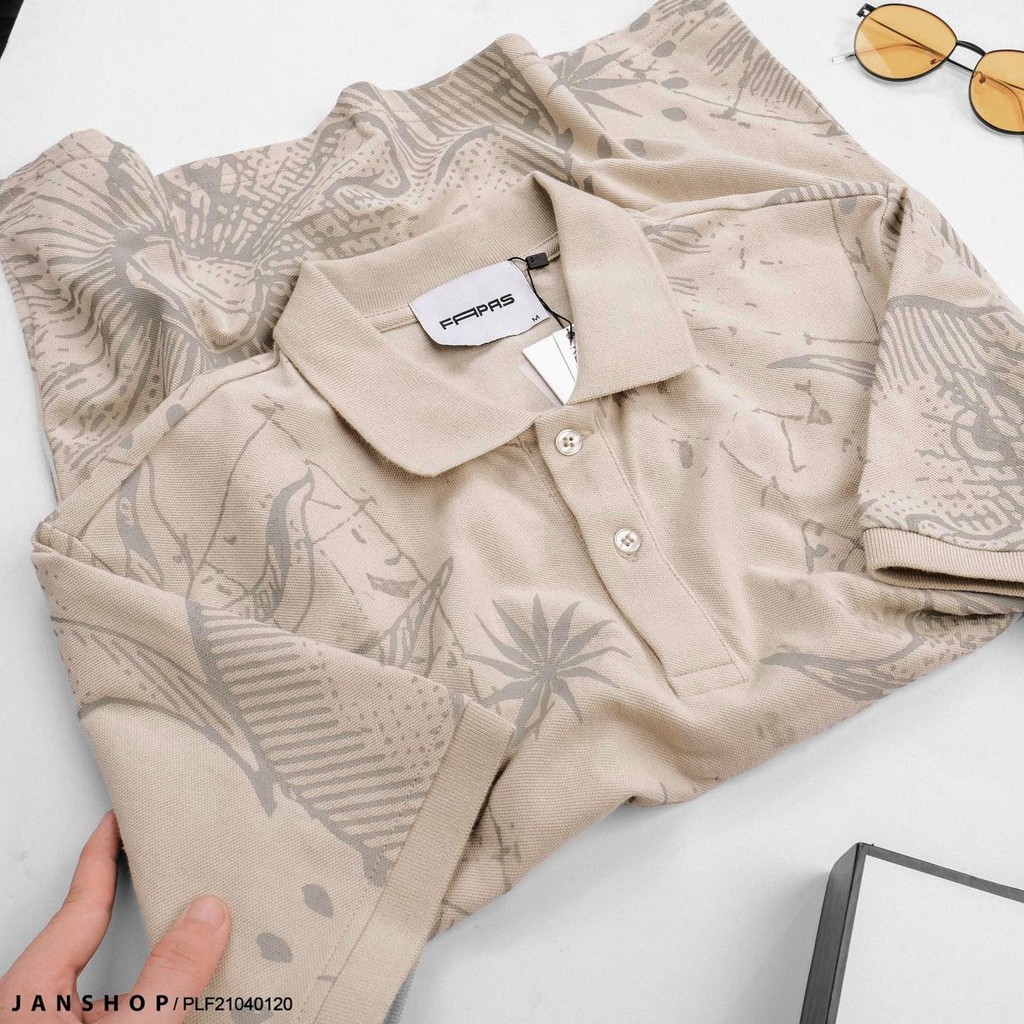 Áo Polo Nam Fapas Hoa Văn