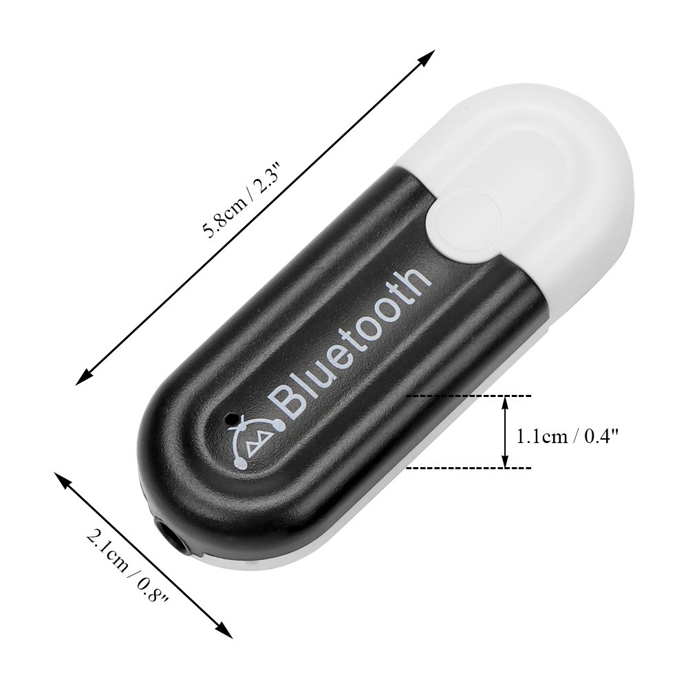 Bộ thu phát âm thanh không dây Bluetooth 2.1 cổng 3.5mm AUX cho xe hơi | BigBuy360 - bigbuy360.vn