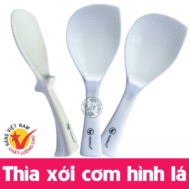Thìa(vá)xới cơm hình lá