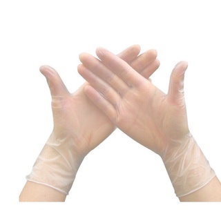 100 Bao tay, găng tay cao cấp Vinyl, PVC loại 1 (không bột) - anshop