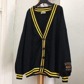Áo khoác Cardigan Thêu Chữ Unisex