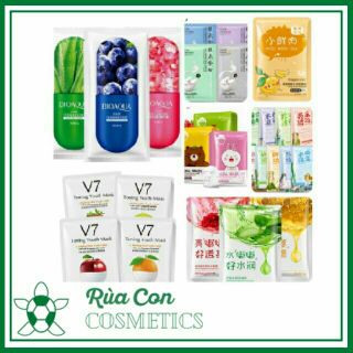 Combo 10 miếng mặt nạ nội địa trung mix đủ loại