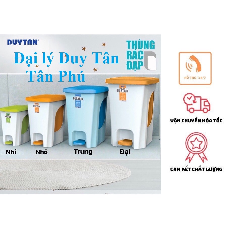 [Mã LIFEXANH03 giảm 10% đơn 500K] Thùng rác đạp Matsu nhựa Duy Tân Nhí/Nhỏ/Trung/Lớn