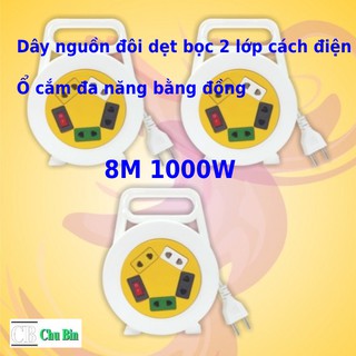 Ổ Điện Tròn Thuận Đạt 8M Đa Năng Một Công Tắc