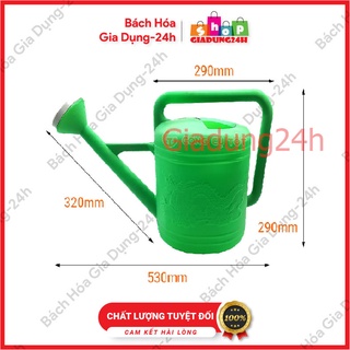 Ô doa nhựa tưới cây 8 lít rồng xanh lá-Giadung24h