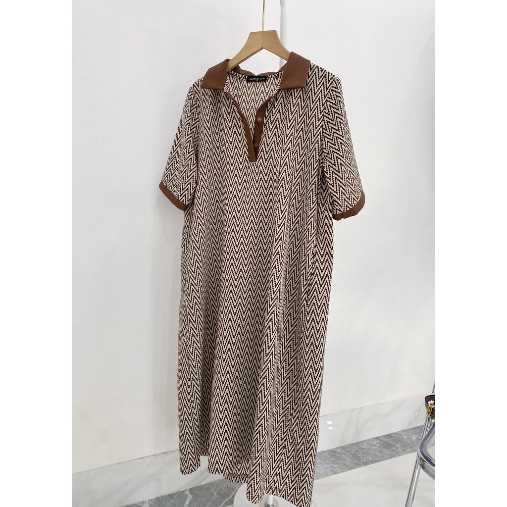 Váy suông cotton - Đầm thun tay lỡ