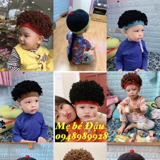Sỉ mũ xoăn xù bé zai