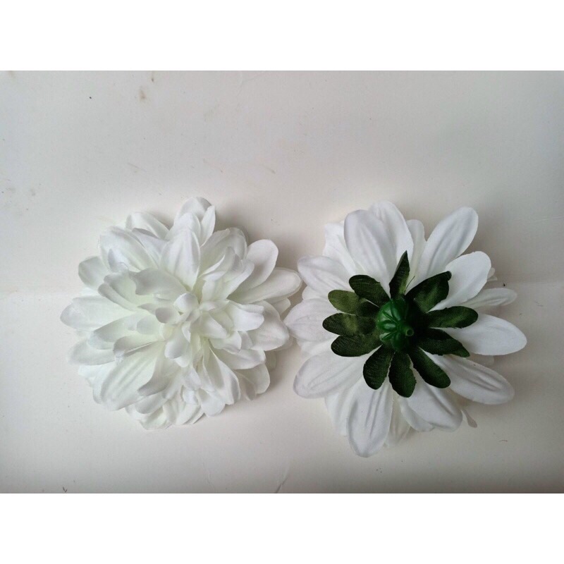 Hoa cúc thược dược lụa cao cấp-bông cúc,hoa giả siêu đẹp và sẵn kho