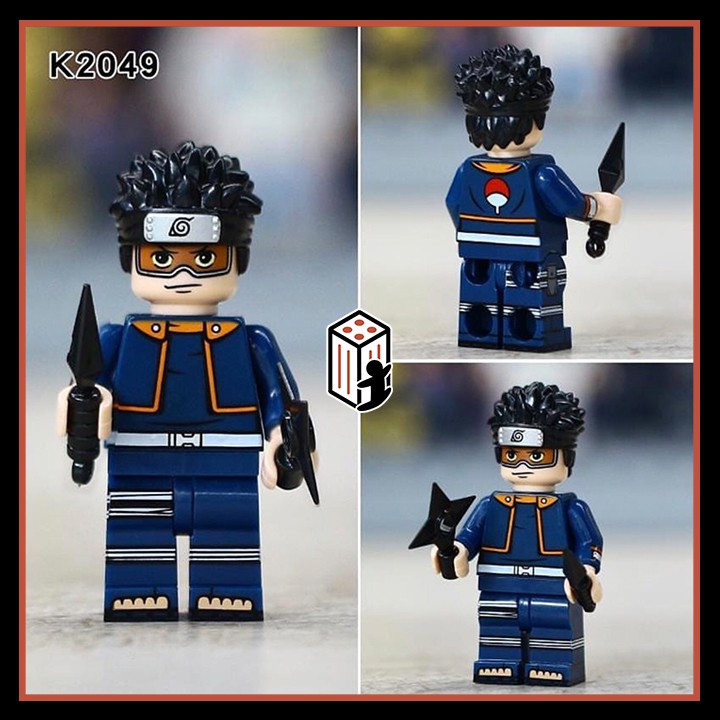 Lego Naruto Đồ Chơi Lắp Ráp Mô Hình Anime Minifigure Naruto Kurenai Choji Kushina Uzumaki Ibiki Morino KDL807