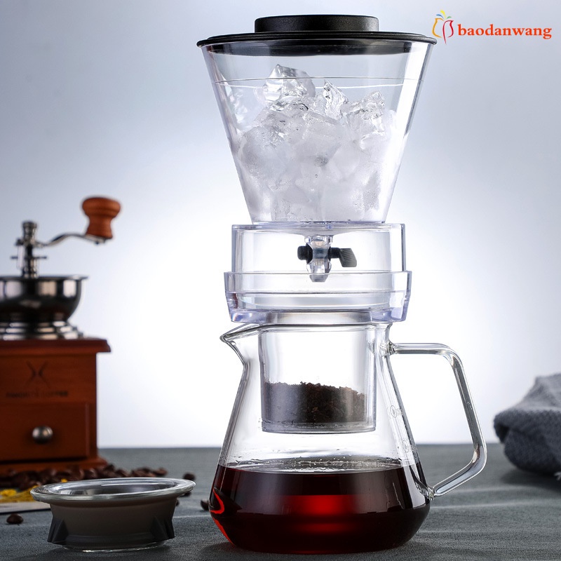 Bình pha cà phê nhỏ giọt bằng kính