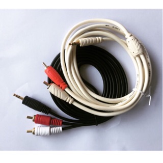 Dây cáp tín hiệu audio 3.5 ra AV ( dài 1,8 m)