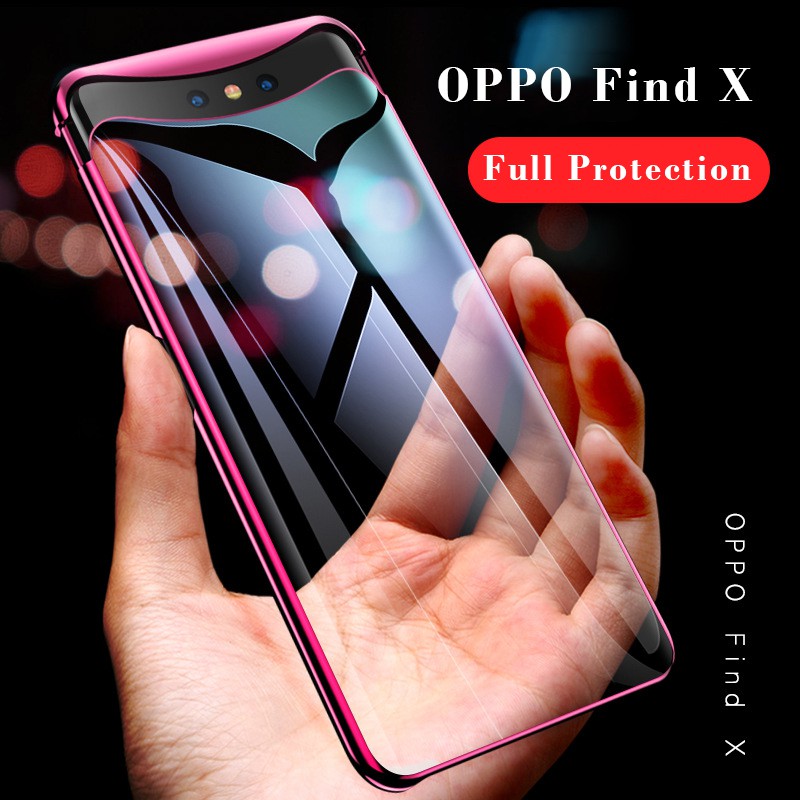 Ốp lưng trong suốt bảo vệ 2 trong 1 cho OPPO Find X