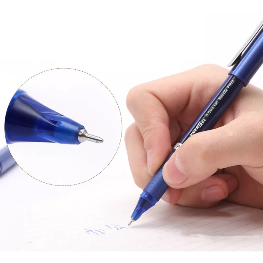 Bút Ký Nhật Bản Mực Gel Pentel Energel BLN25 ngòi 0.5mm | Bút Mực Nước Energel nét viết Siêu mịn Không nhòe