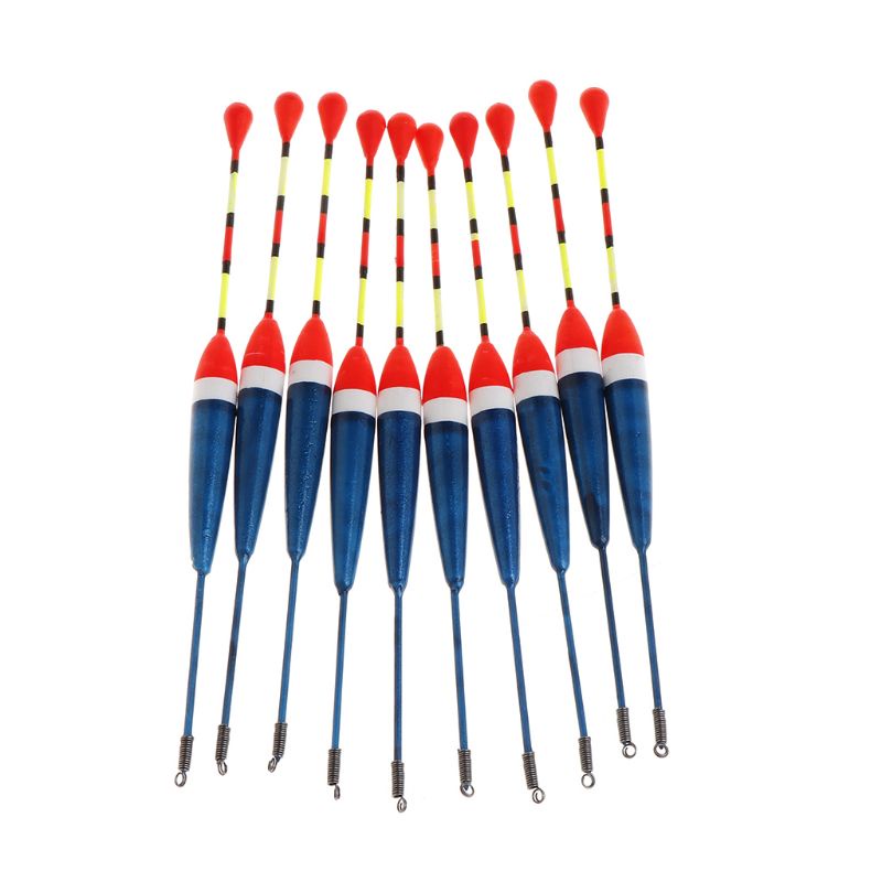 Bộ 10 Phao Nổi Dạng Dọc Kích Thước 9 0 8g Chuyên Dụng Cho Câu Cá