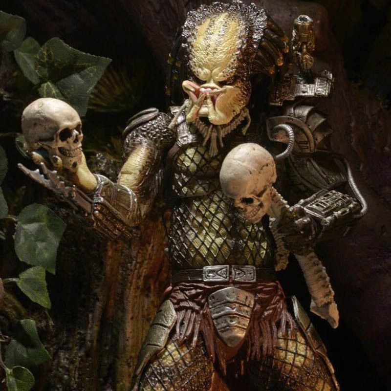 7 inch Ultimate Jungle Hunter Predator Resin Nhựa đúc Mô hình Predator Nhân vật Mô hình Trang trí Mô hình Bộ lắp ráp (sơn) đồ chơi hình nhựa