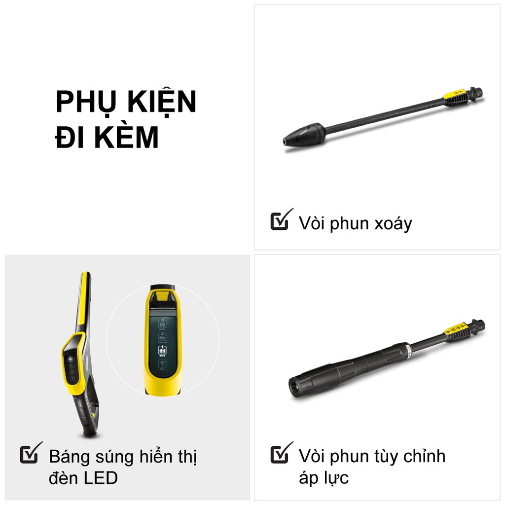 Máy phun rửa áp lực cao Karcher K 5 Full Control