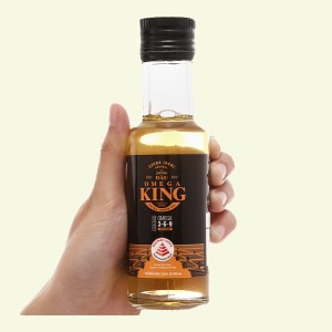 Dầu Sachi nguyên chất, dầu Sacha Inchi ép lạnh OMEGA KING 250ml, cung cấp omega 369 chuẩn Organic - Happy Life 4U