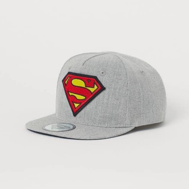 Mũ supermen xám hm