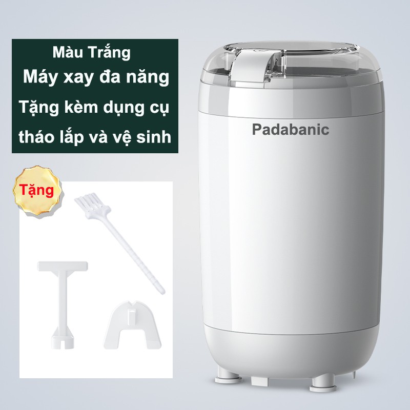 Máy Nghiền Bột Máy Xay Khô Tinh Bột Mini Cầm Tay Đa Năng Padabanic Loại Tốt Nghiền Đồ Ăn Dặm Ngũ Cốc Hương Liệu Gia Vị