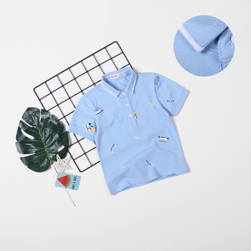 Áo thun polo bé trai.