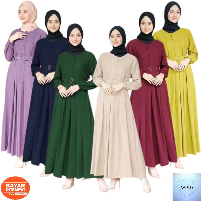 Wd FASHION Laluna Maxi / Đầm sơ mi dài / Đầm hai dây mới nhất / Đầm ori