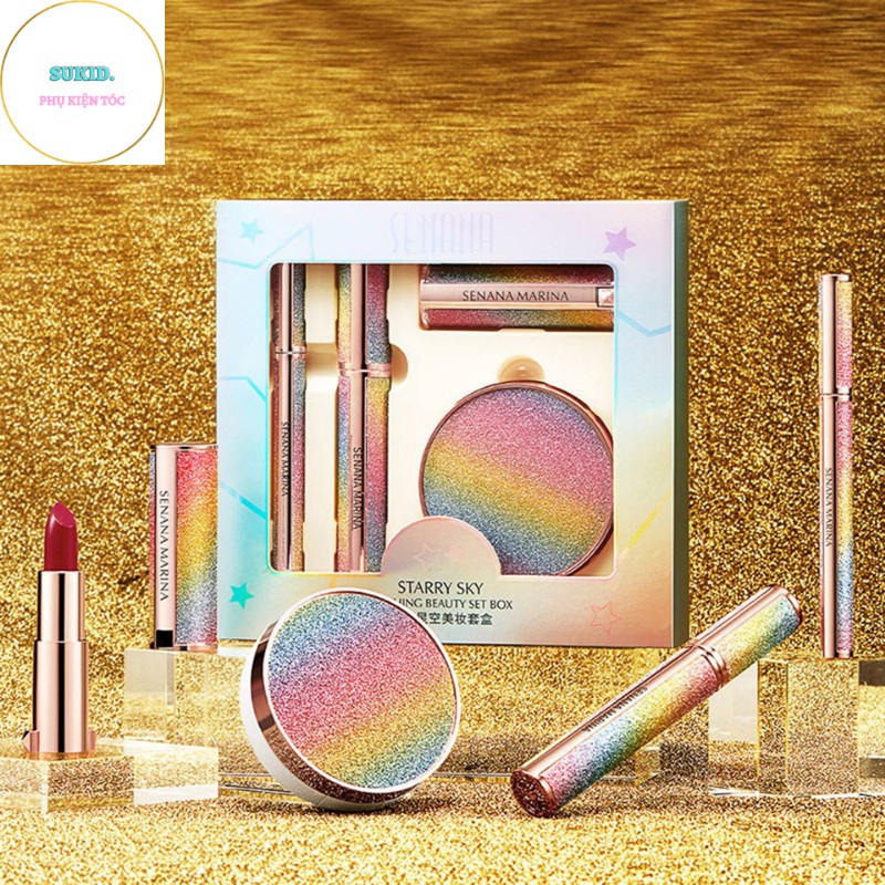 Set Makeup Trang Điểm Cá Nhân Cơ Bản Mini 4 Món