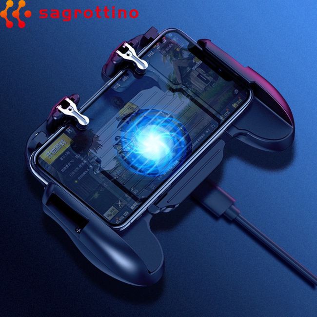 HOG For PUBG Mobile iOS Android Controller Gamepad with Cooling Fan Gaming Trigger