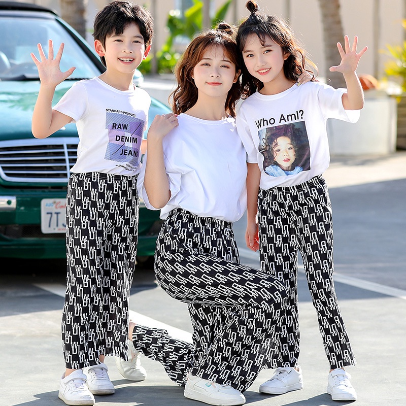 Quần Ngủ Ống Rộng Chống Muỗi 90-175cm In Họa Tiết Hoạt Hình Dành Cho Gia Đình