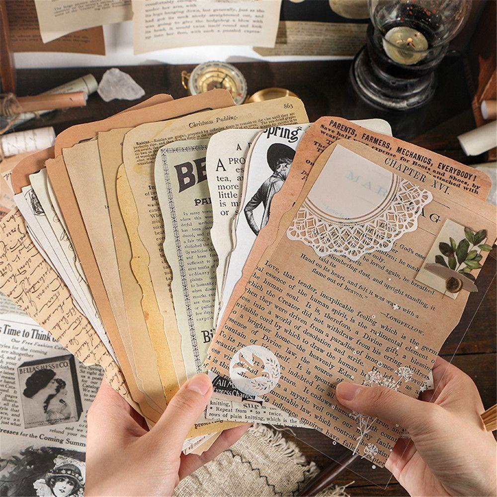 Set 25 Sticker Dán Trang Trí Sổ Tay Phong Cách Vintage