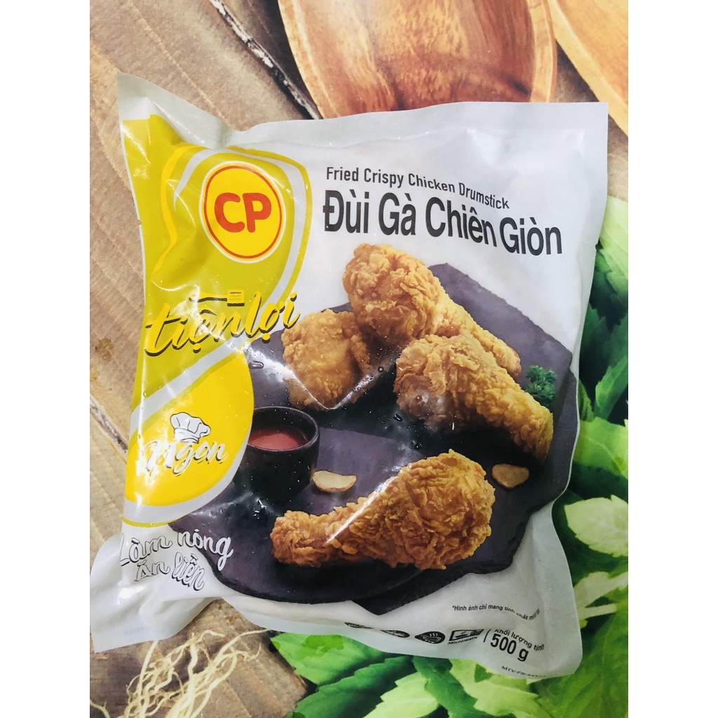 Đùi Gà Chiên Giòn CP gói 500g (4 đùi_ làm nóng ăn liền)