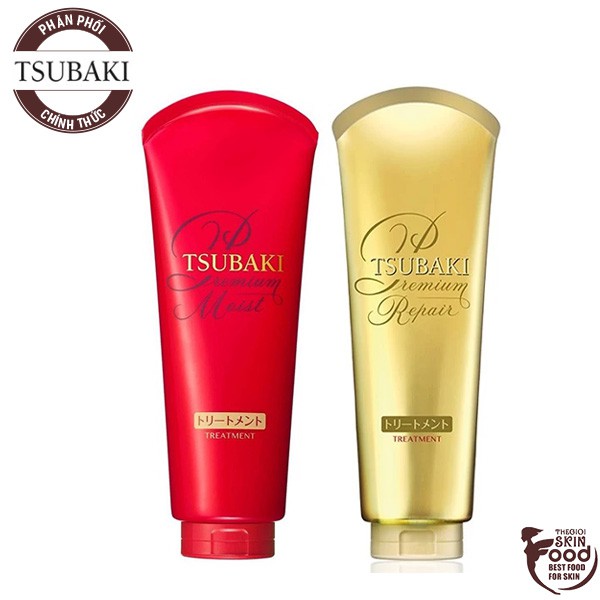 Kem Xả Phục Hồi Ngăn Rụng Tóc, Dưỡng Tóc Bóng Mượt Shiseido Tsubaki Treatment 180g