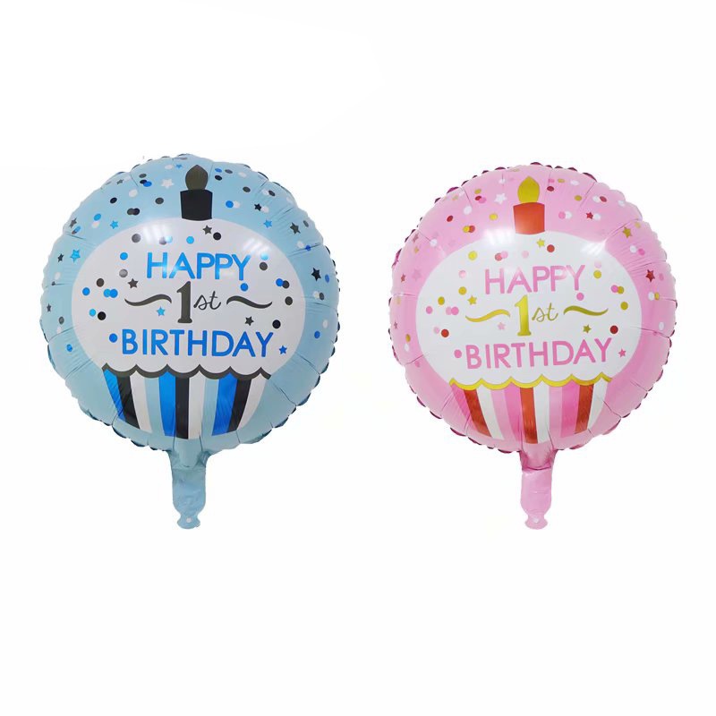 Bong Bóng Nhôm 18 Inch Dùng Trang Trí Tiệc Sinh Nhật