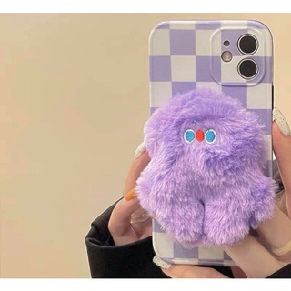 Ốp gấu tím caro (IPHONE)