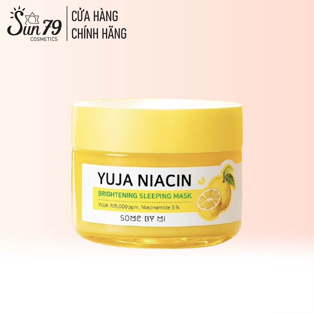 Mặt Nạ Ngủ Dưỡng Trắng Some By Mi Yuja Niacin 30 Days Miracle Brightening Sleeping Mask 60g